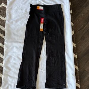 C9 Champion Duo Dry+ Fitted Active Pants Medium Black Yoga Gym NWT